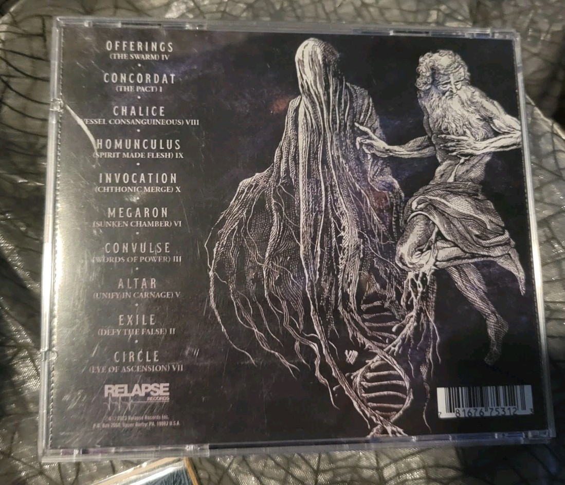 Incantation Unholy Deification CD Relapse 2023 Death Black Metal