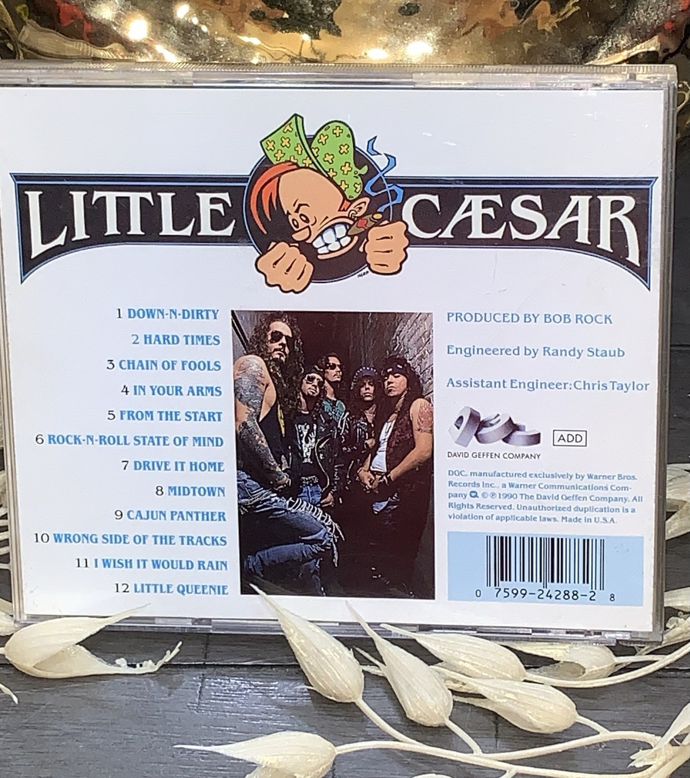 B7 Little Caesar: Self Title Geffen 9-24288-D2/ Metal, Hair Heavy Glam