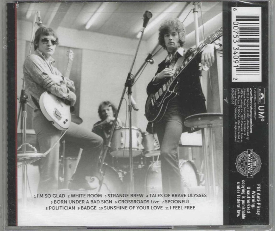 Cream Icon NEW CD (Greatest Hits)