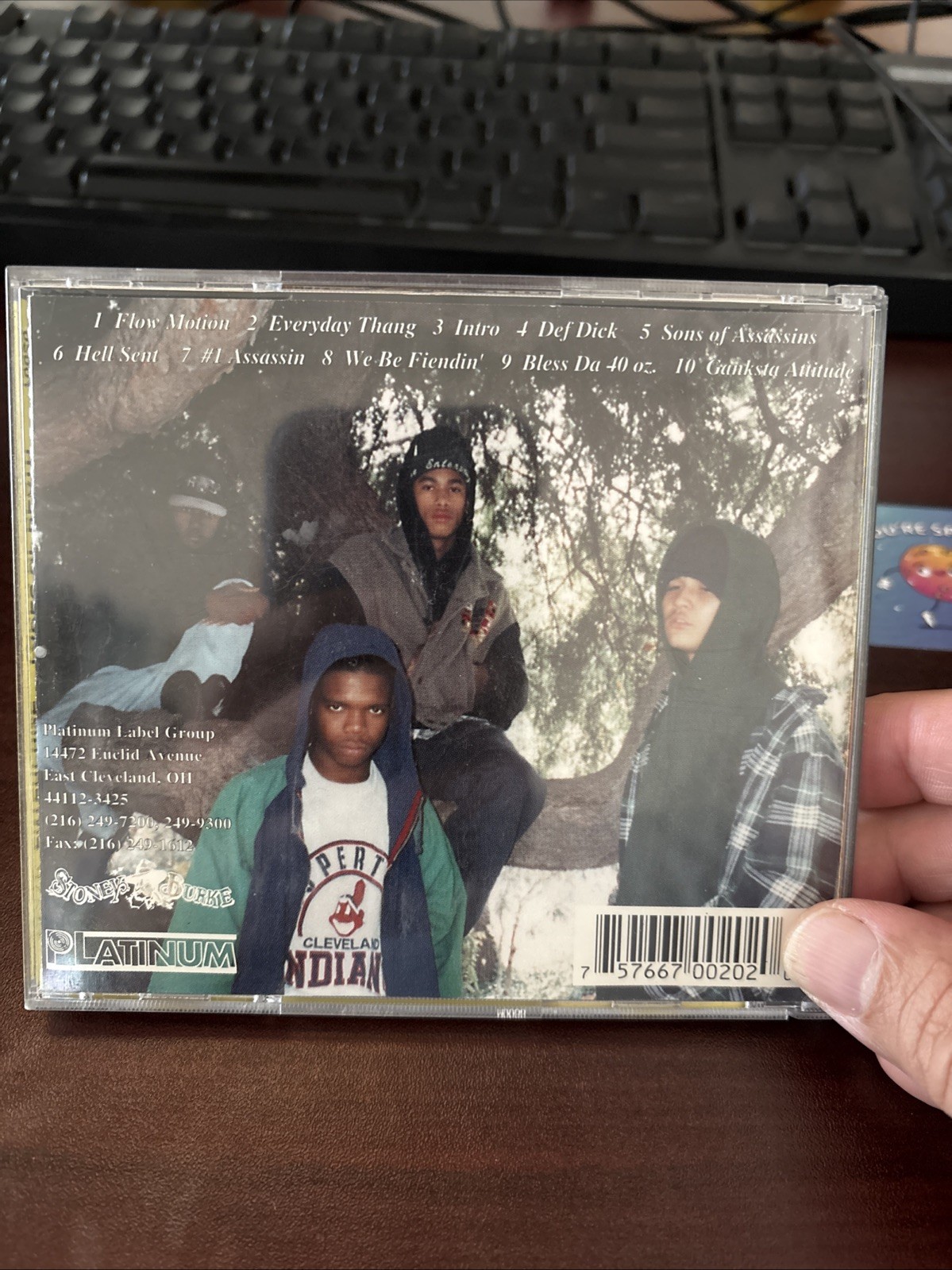 Bone Enterprise Faces of Death CD Bone Thugs N Harmony Rare VHTF & OOP RAP CD