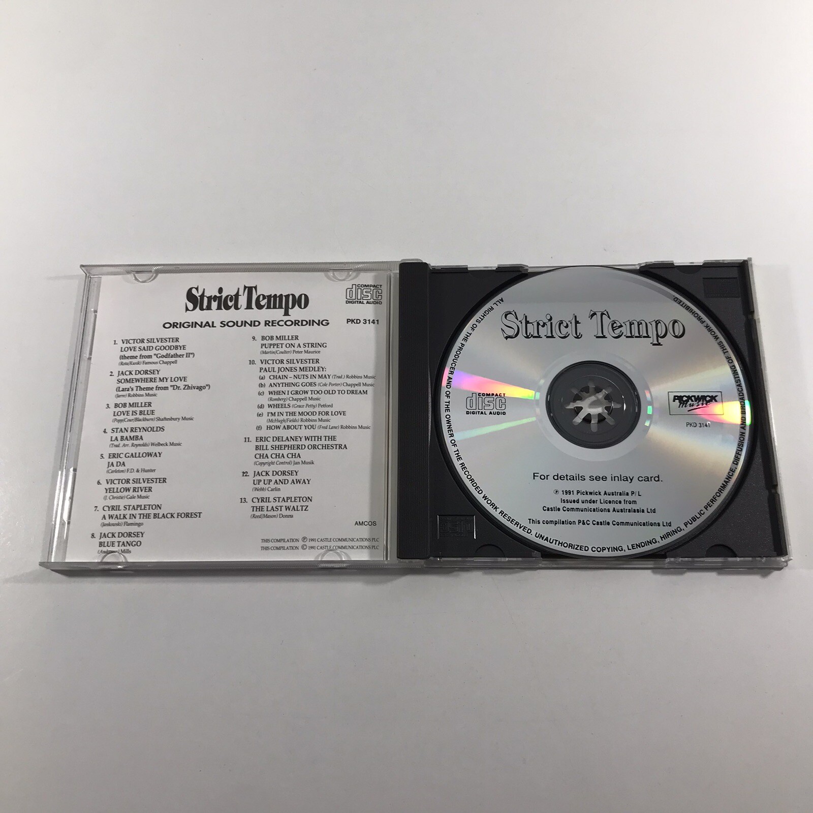 Strict Tempo CD Compilation Album Various Artists 13 Tracks