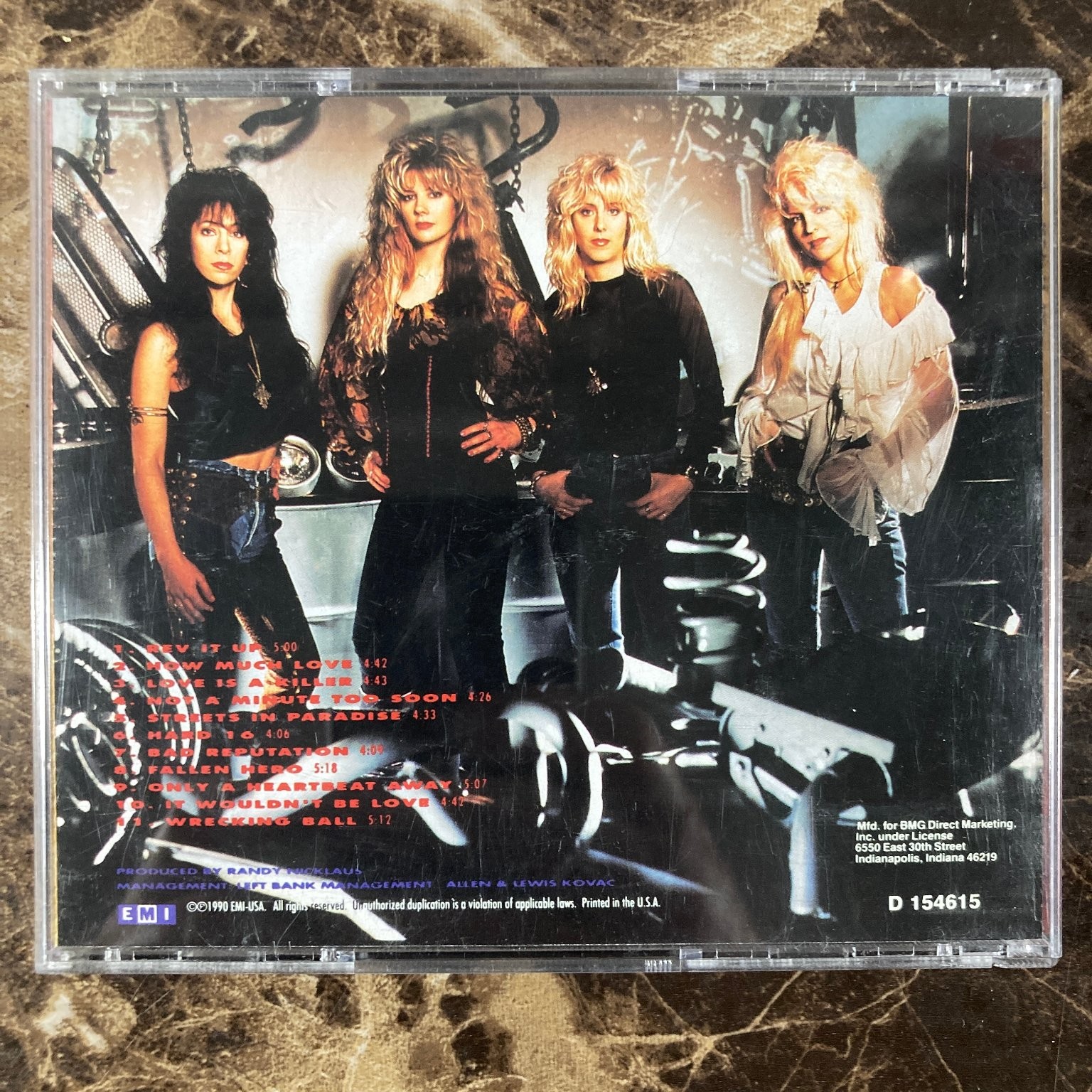 Vixen – Rev It Up CD 1990 Hard Rock Hair Glam Metal EMI BMG Edition