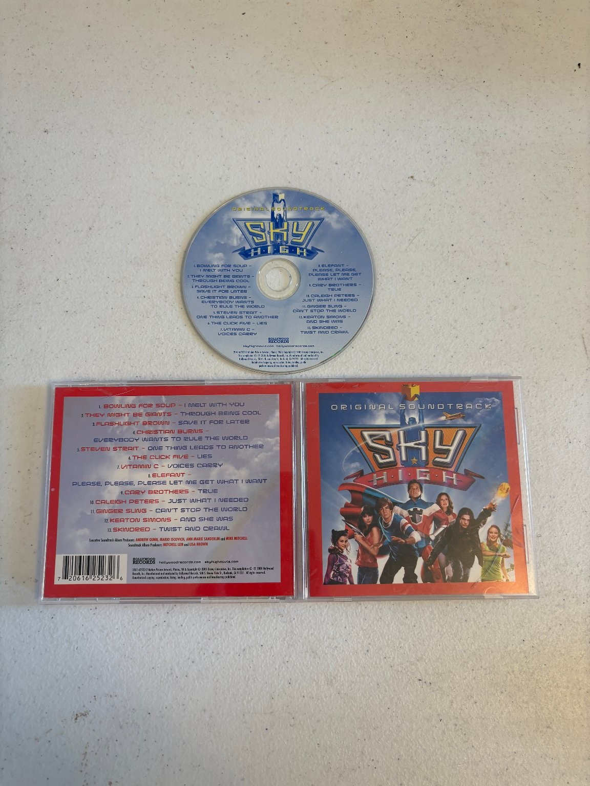 Sky High ORIGINAL SOUNDTRACK CD 2005 Pop Rock Hollywood Records Movie