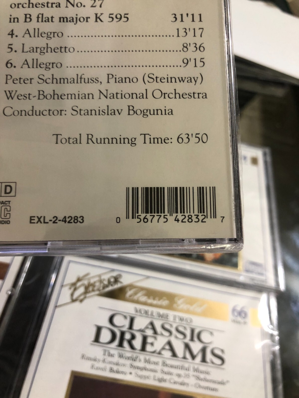 LOT OF 4 EXCELSIOR CLASSIC GOLD CDS NEW FACTORY SEALED