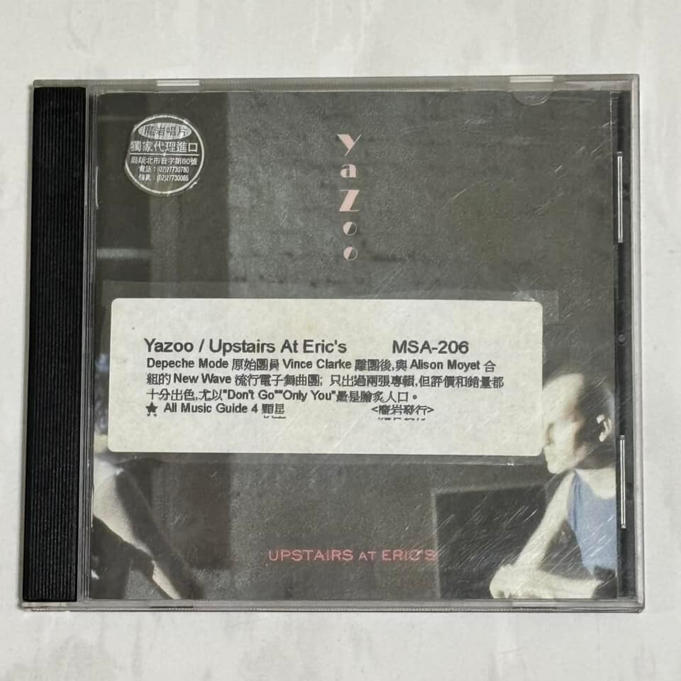 Yazoo (Depeche Mode) 1982 Upstairs At Eric's Taiwan Edition CD w/ Hype Stickers