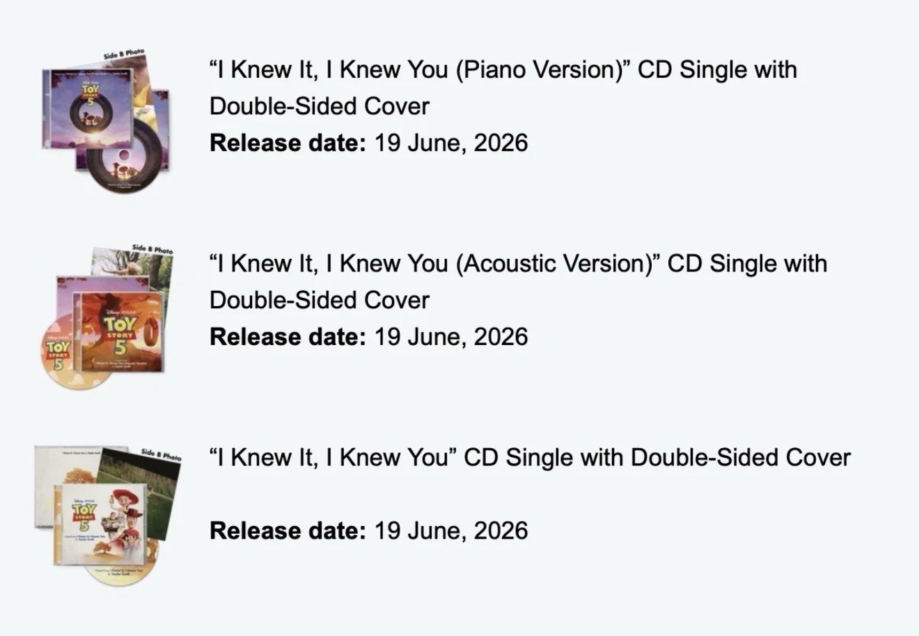 Taylor Swift X Toy Story Limited Edition Collector CDs - All 3 Covers -IN HAND ✅