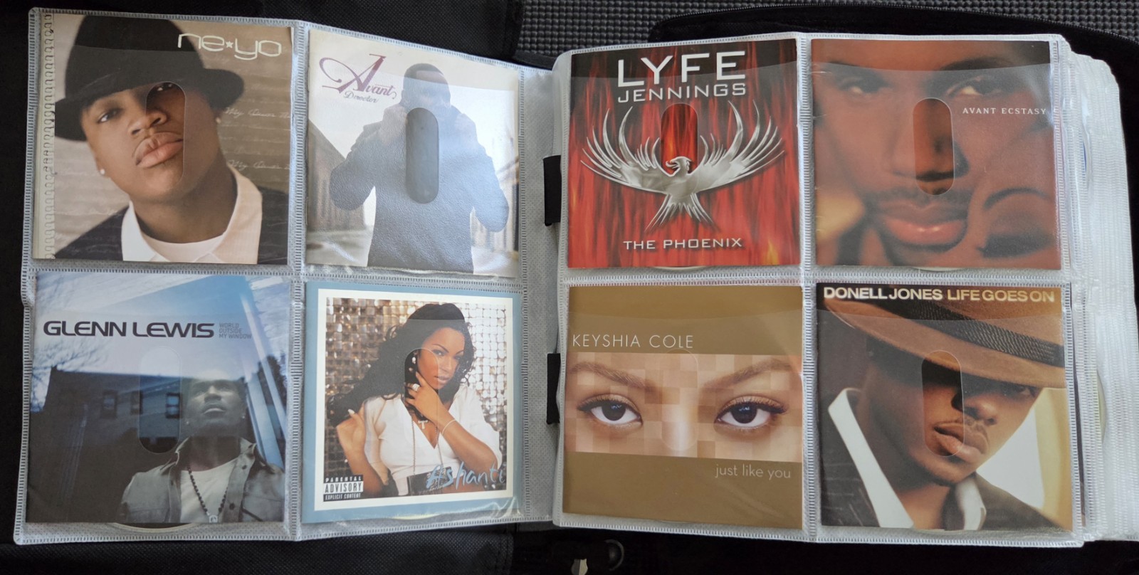 Vintage 90s/2000s Rap Hip-Hop Gangsta & Soul & R&B CDs In Binder - Some Rare