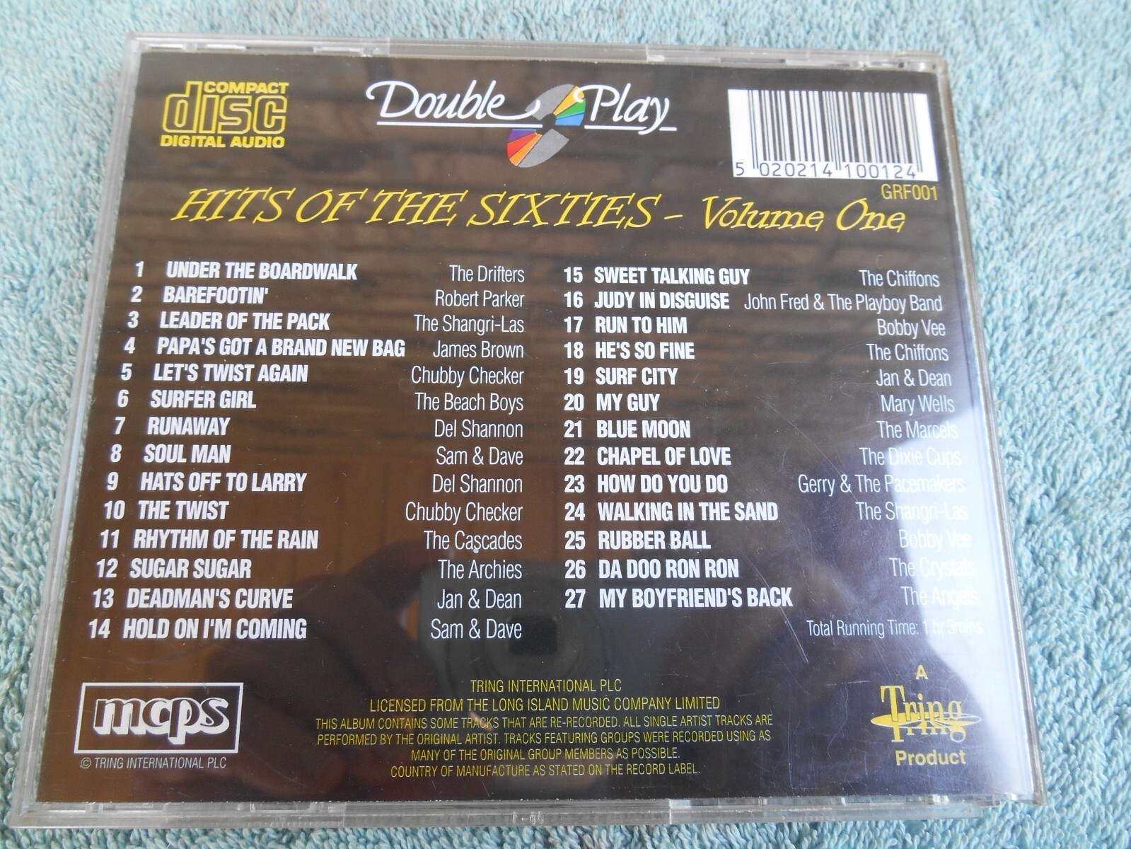 COLLECTION LOT OF 10 ASSORTED 1960'S 1970'S COMPILATION CD'S