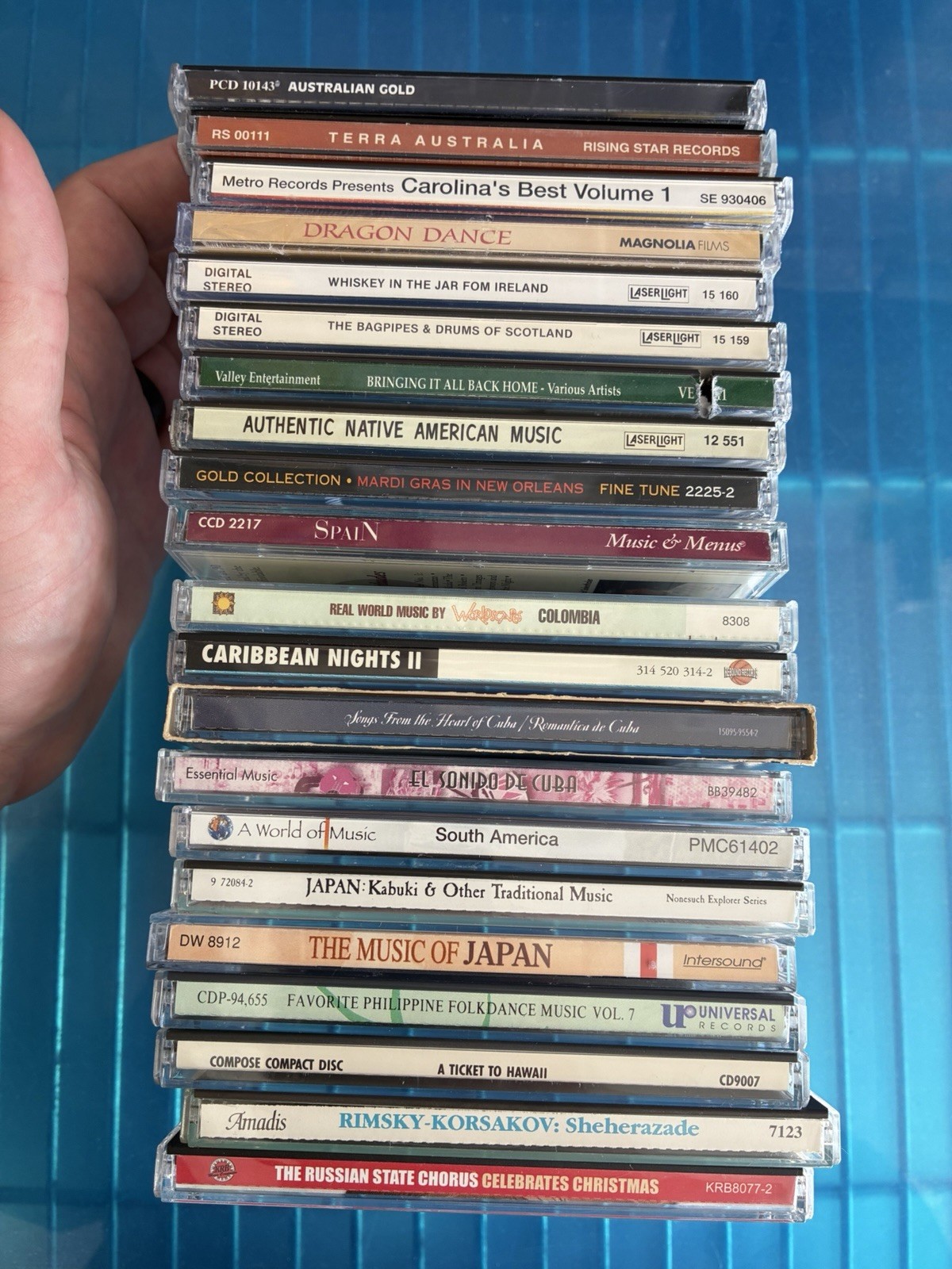 21x - International CD Lot Japan Latin Cuba Russian Australia Irish Spain Music