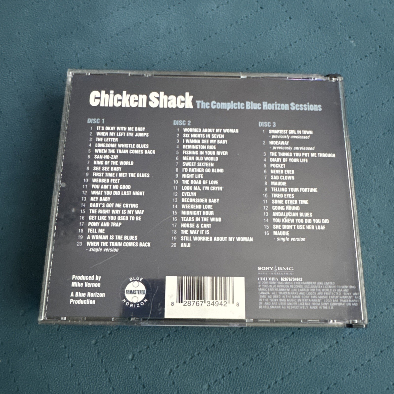 Chicken Shack - Complete Blue Horizon Sessions - CD - J15z