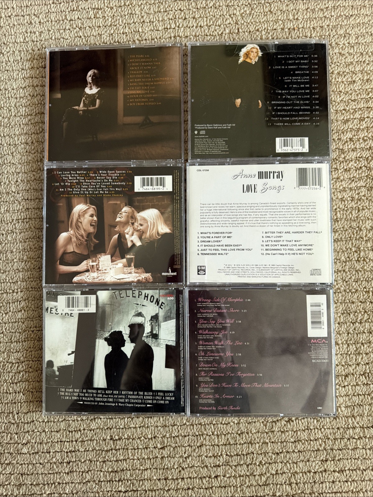 Lot of 6 Music CDs - Female Country/Pop Collection