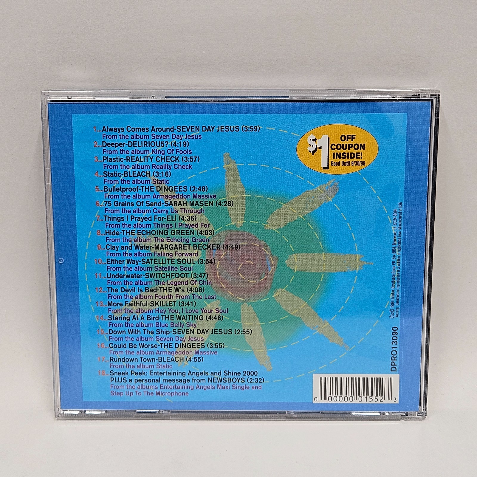 Buzzin'round Sounds - New Music Sampler CD 1998 US Promo VG+ Rock Pop Tested