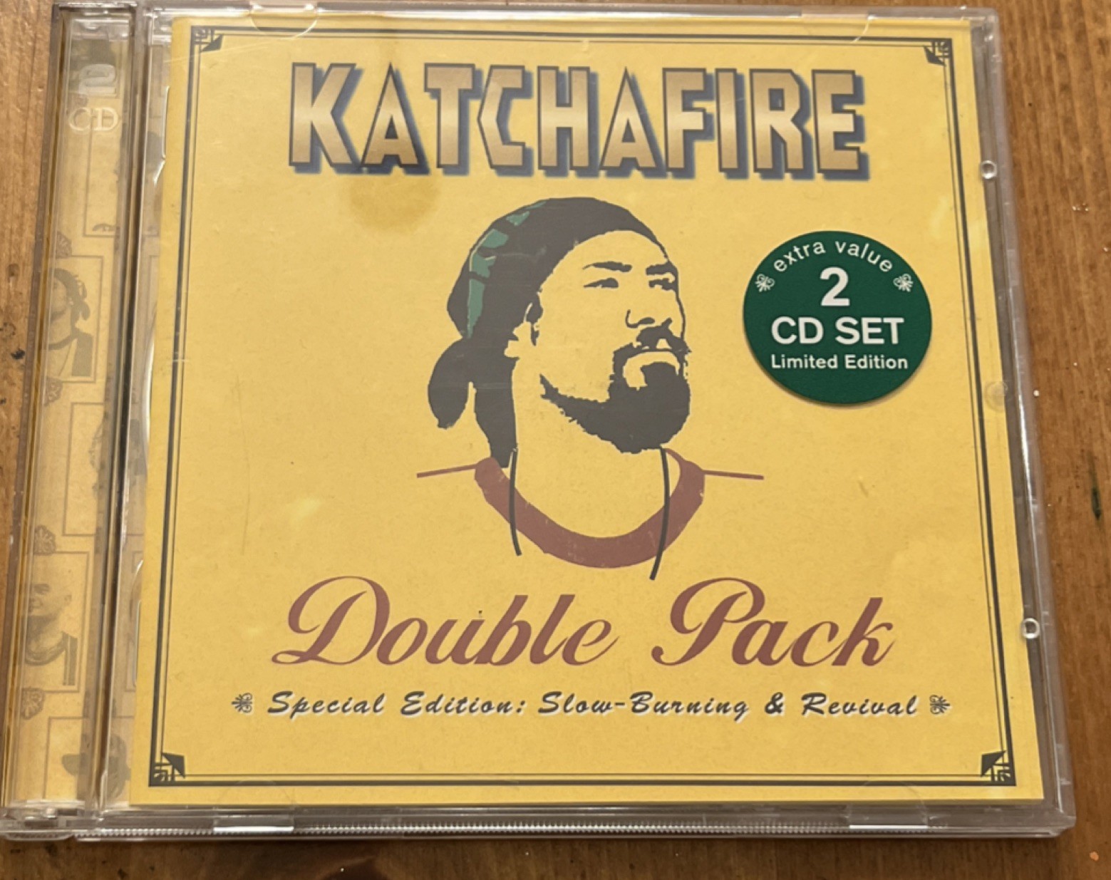 Katchafire double CD ' Reggae Revival ' & 'Slow-Burning' Albums Jewel Case