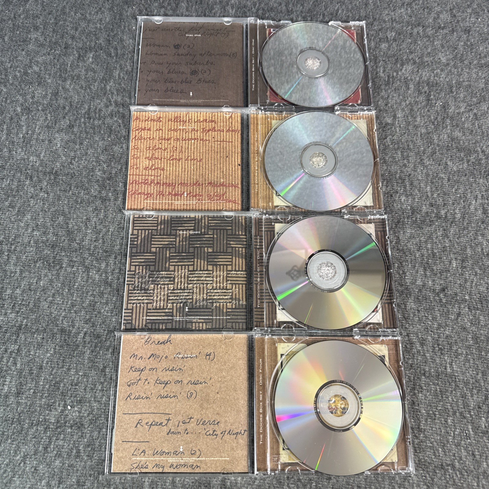 The Doors : The Doors Box Set 4 CD 54 Tracks W/ Booklet Rare, Unreleased, Live