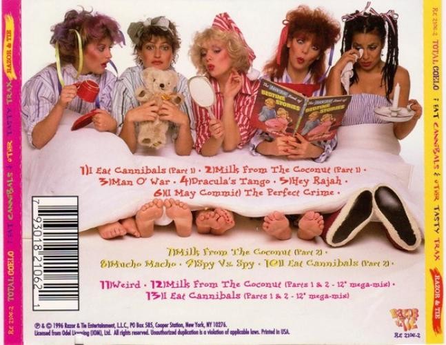 Toto Coelo - I Eat Cannibals & Other Tasty Trax (CD) 1996 Razor & Tie