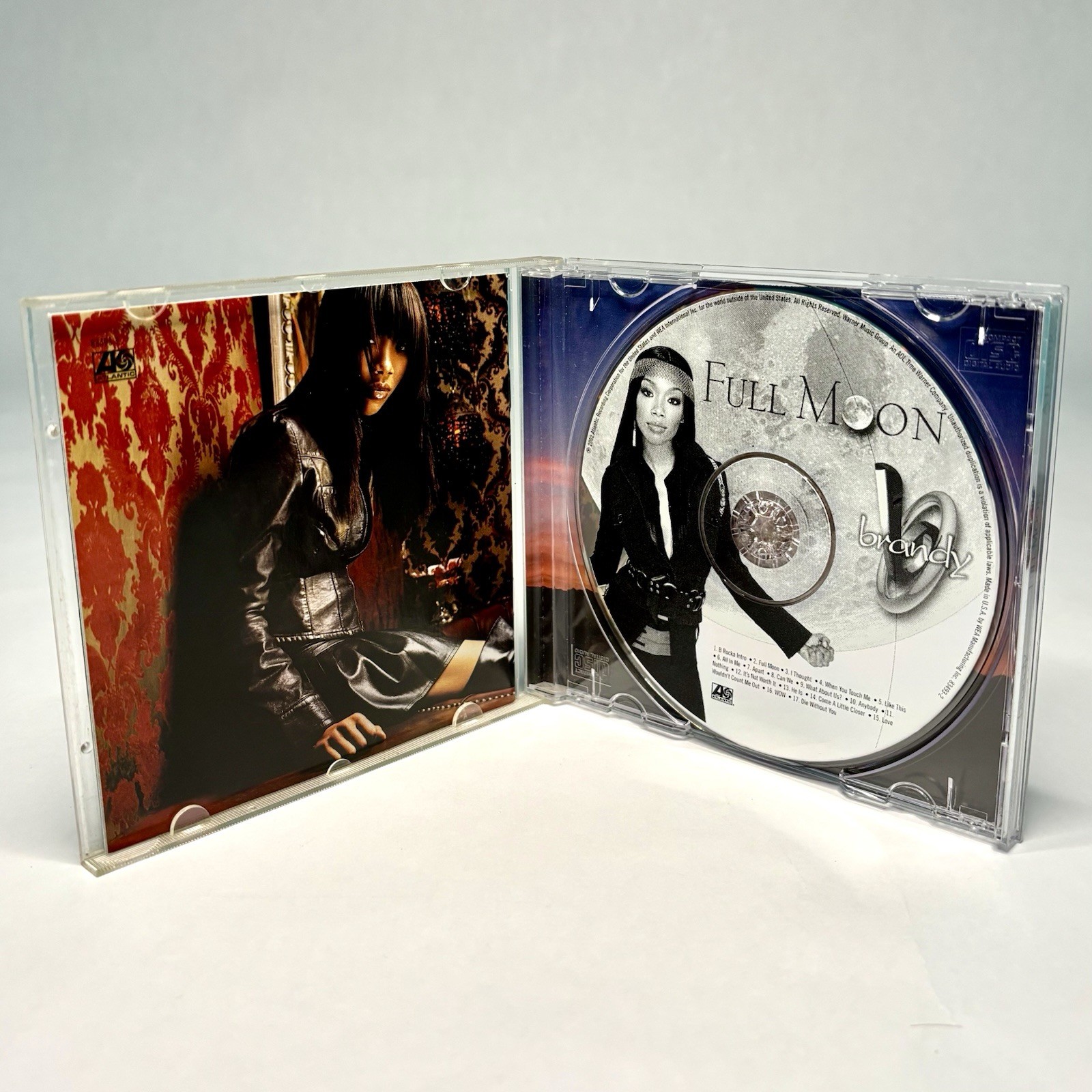 Brandy - Full Moon 2002 Original CD Atlantic Records - R&B Soul - EXCELLENT