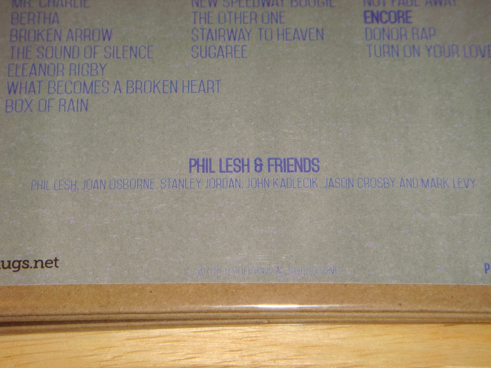 Phil Lesh Birthday 3/15/2017 LIVE Capitol NY STAIRWAY TO HEAVN 3CD grateful dead