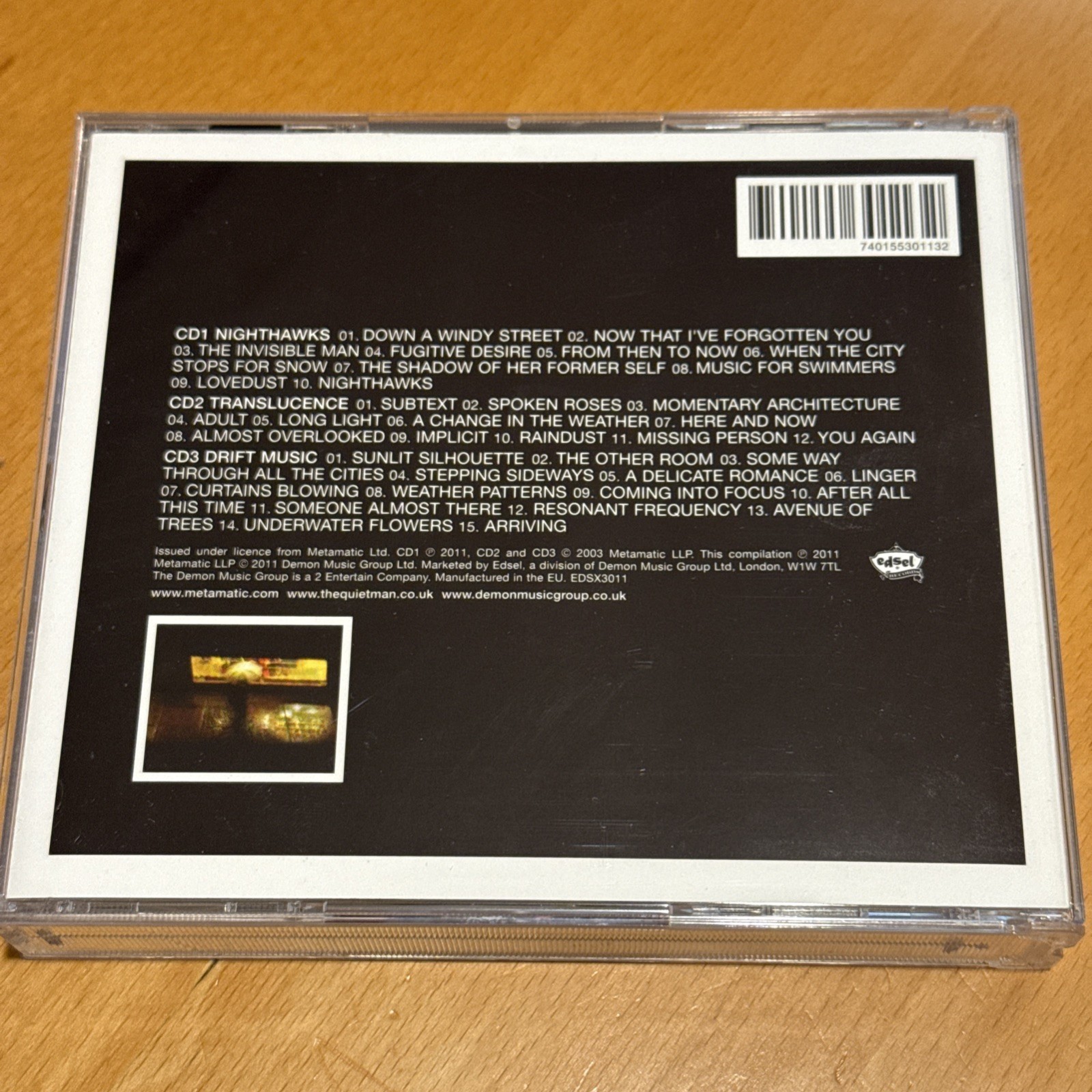 Nighthawks/Translucence/Drift Music by Foxx, John / Budd, Harold (CD, 2011)