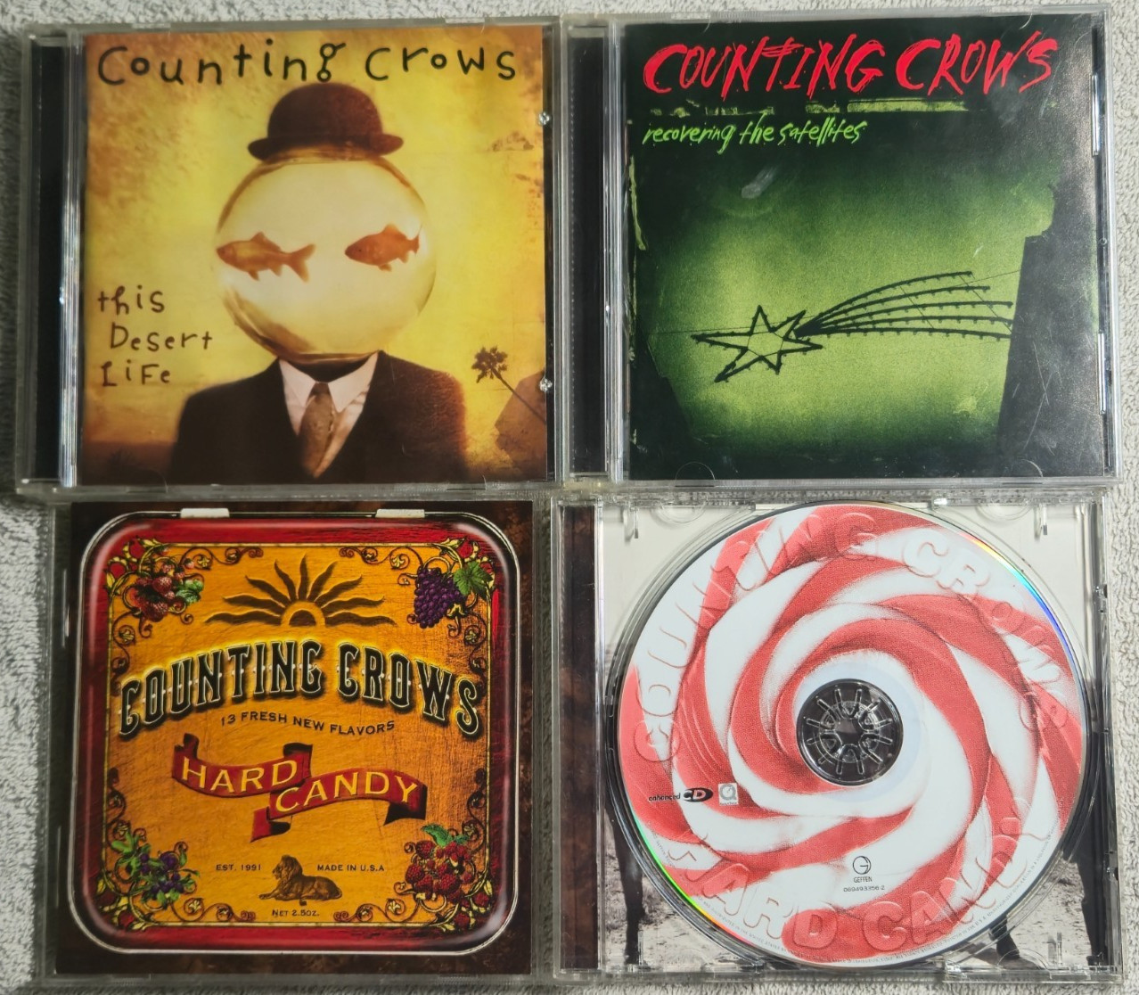 Counting Crows (3 CDs) This Desert Life + Recovering the Satellites + Hard Candy