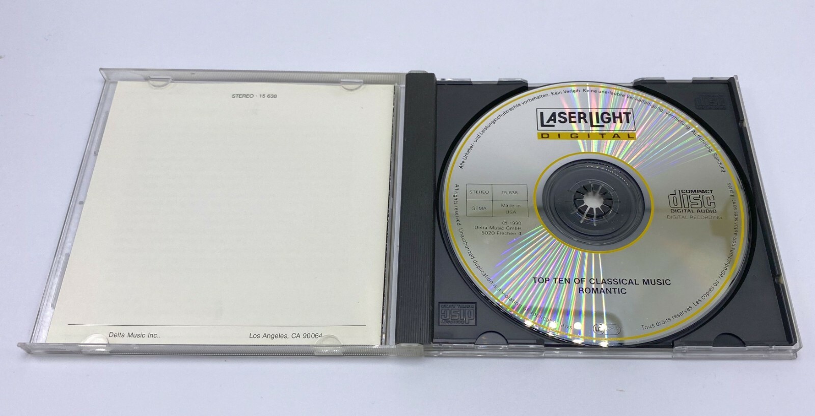 Top 10 of Classical Music Romantic CD Laserlight Digital First Class Ship