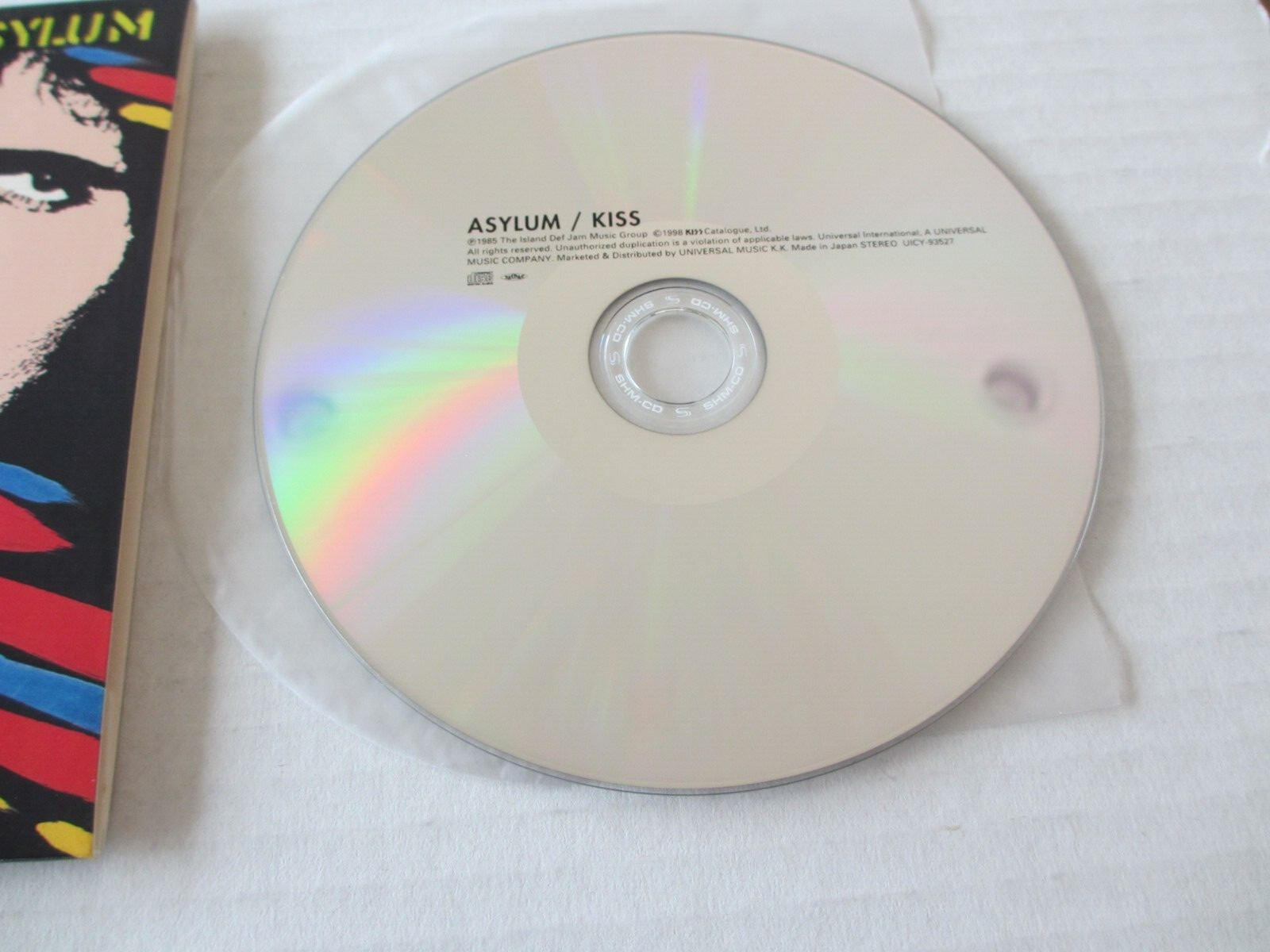 KISS ASYLUM LIMITED EDITION SHM-CD JAPAN 2008 UICY-93527 CARDBOARD MINI LP w/OBI