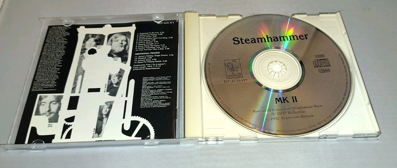 STEAMHAMMER CD LOT OF 4 HTF VG-VG+ GERMAN JETHRO TULL FREE SHIP REFLECTION +++