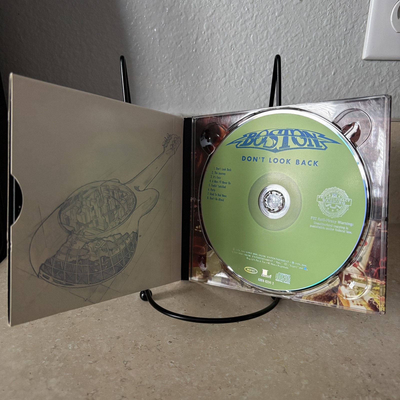 Boston CD Don't Look Back Remastered 2006 Rock Album Legacy Recordings Classic