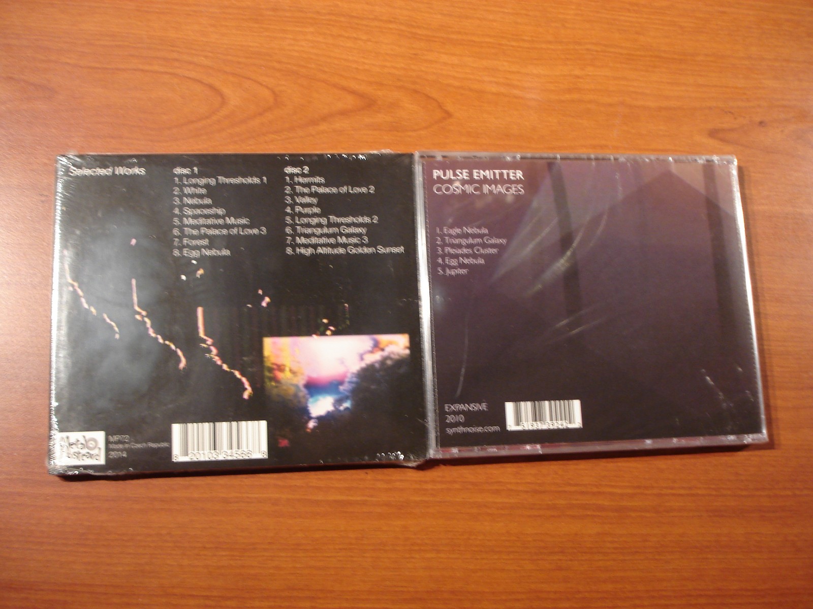 Pulse Emitter ​2 SEALED CD Lot Cosmic Images & Planetary Scale Synth Hypnosis