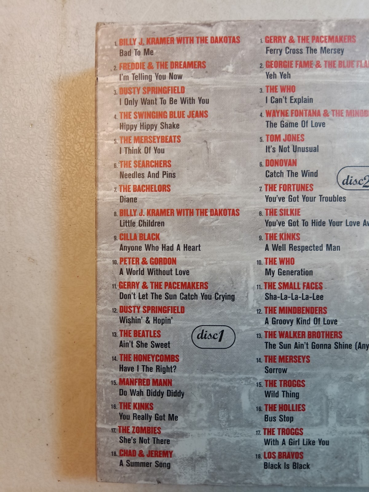The British Invasion: 1963Excc-1967 ~ Various Artists ~ Rock ~ 3 CDs Like New