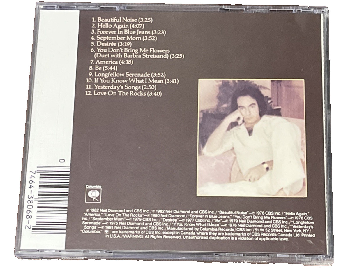 Neil Diamond 12 Greatest Hits Vol II CD Pop Rock Classic Hits Collection