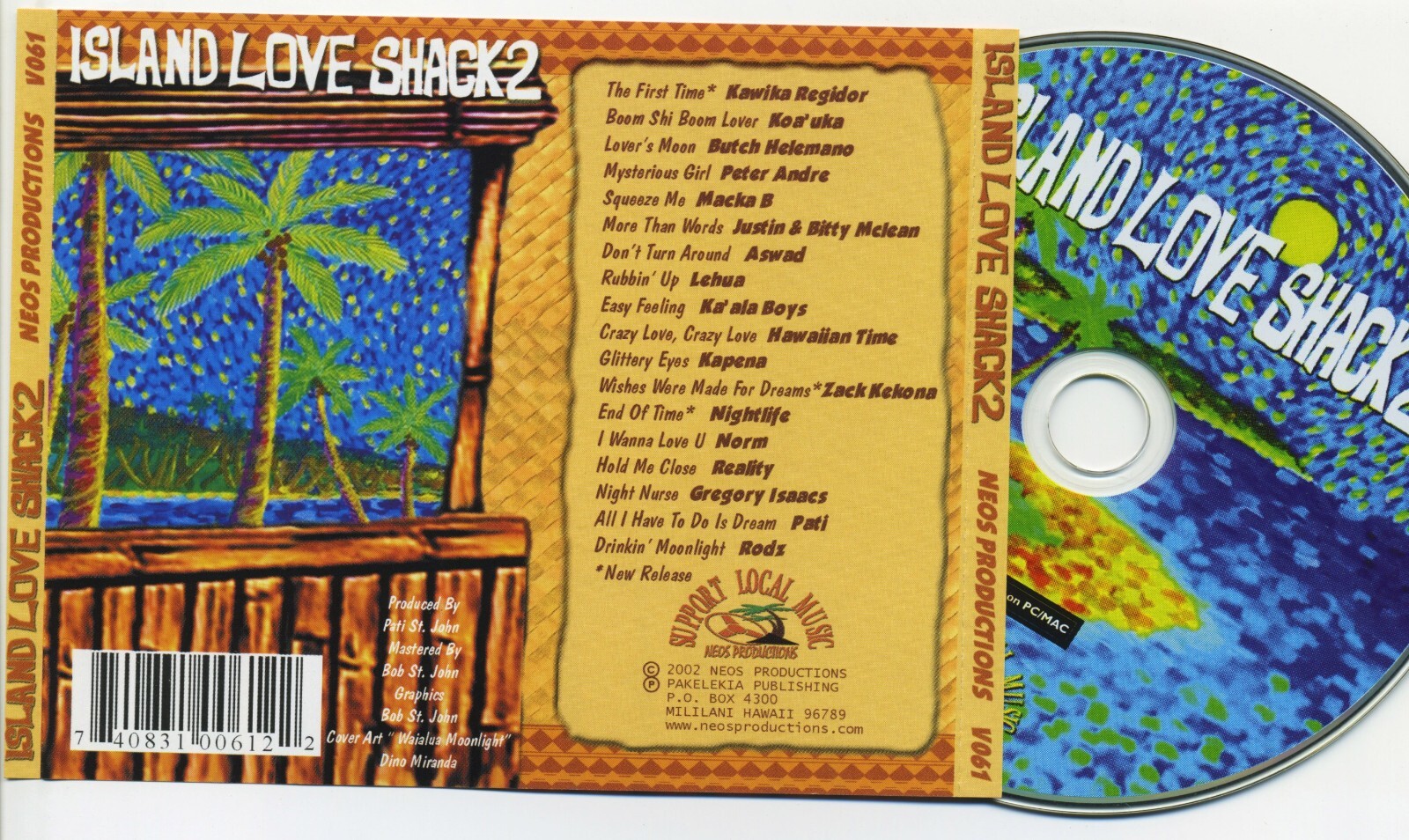 ISLAND LOVE SHACK 2+4 REGGAE CD LOT OF 2 SHAGGY EKOLU LUPA OSHEN ASWAD LEHUA