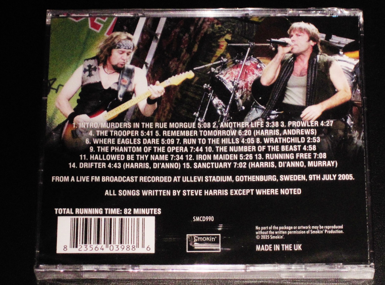 Iron Maiden: Gothenburg 2005 - The Classic Swedish Broadcast Live CD 2025 UK NEW