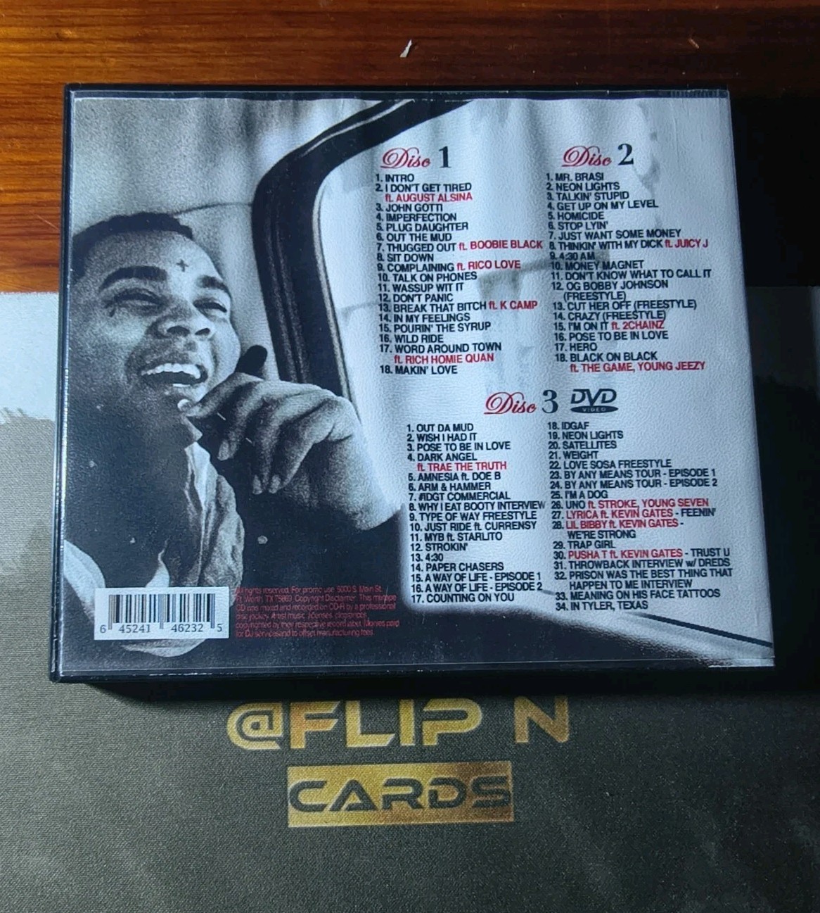 KEVIN GATES DJ DRAMA - LUCA BRASI 2 DELUXE MIXTAPE - 2 CD & DVD SET - DJ PROMO