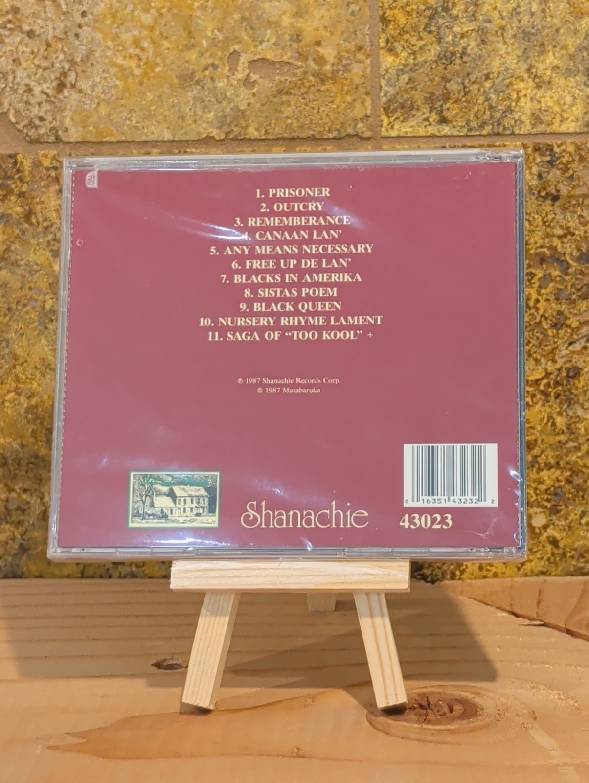 Mutabaruka Outcry CD 1987 Shanachie Rare Roots Reggae Dub Poetry BRAND NEW