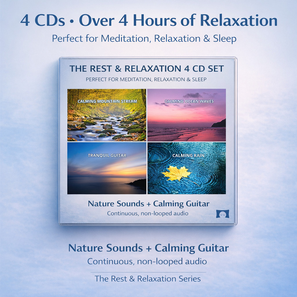 Relaxing Nature Sounds 4 CD Set - for Meditation, Relaxation & Sleep *NEW