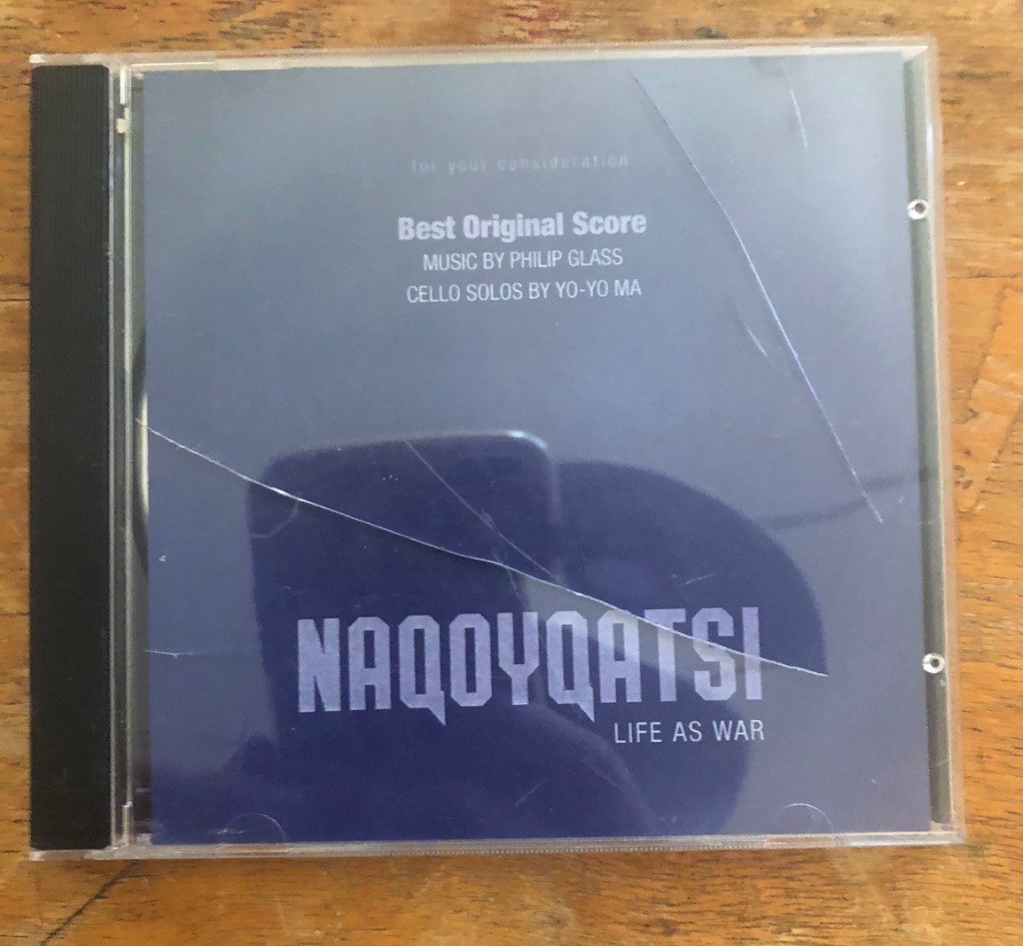 FYC CD Naqoyqatsi Soundtrack Promo RARE! Phillip Glass Yo-Yo Ma Score
