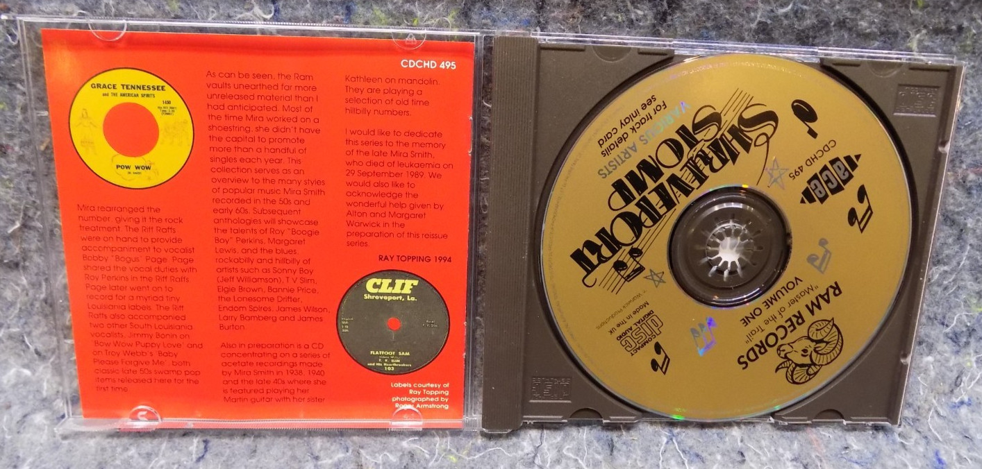 "Shreveport Stomp: Ram Records Volume 1" Various Artists CD Ace (1994) NM-