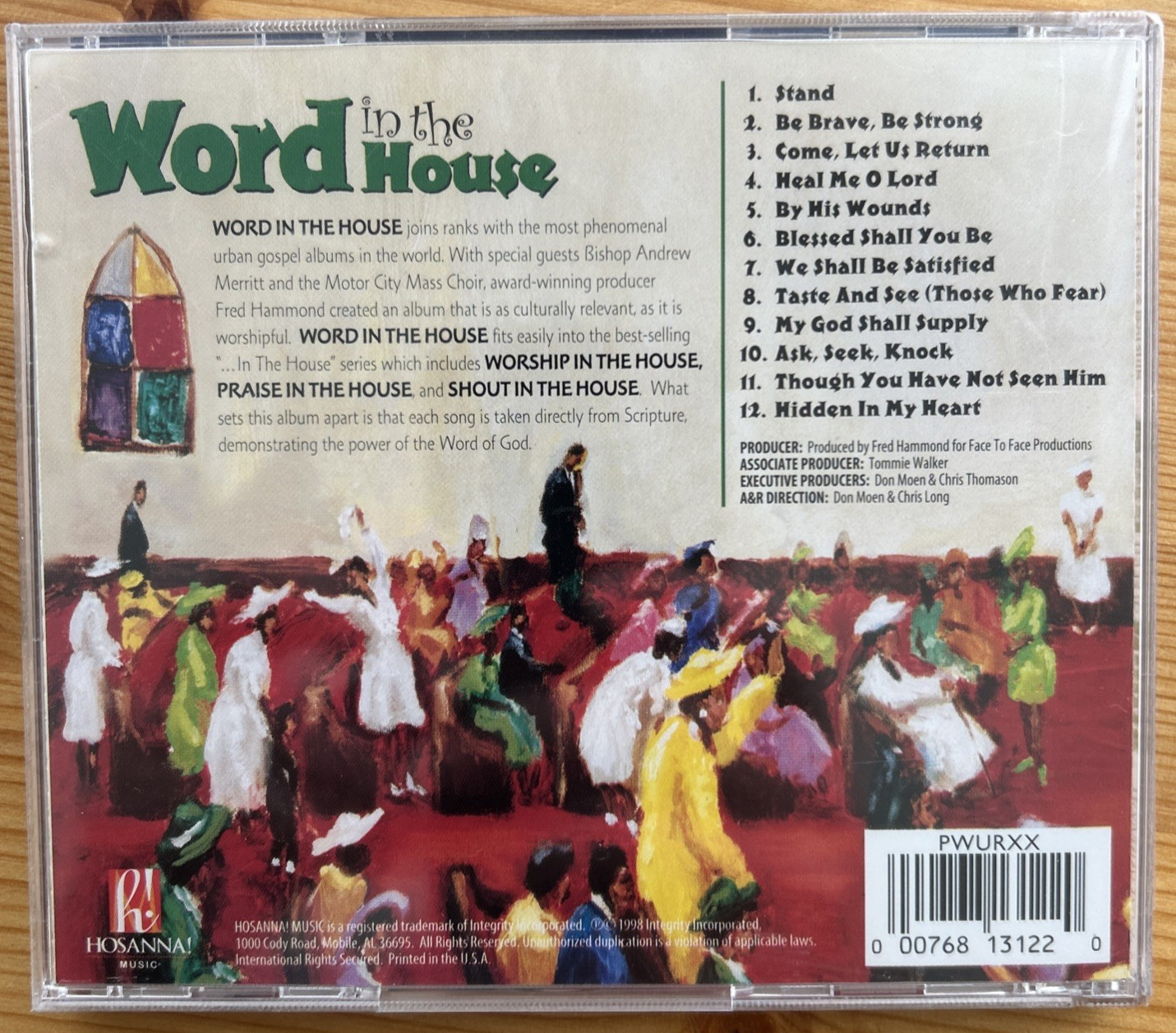 Hosanna! Music Word In The House CD Urban Praise Worship New