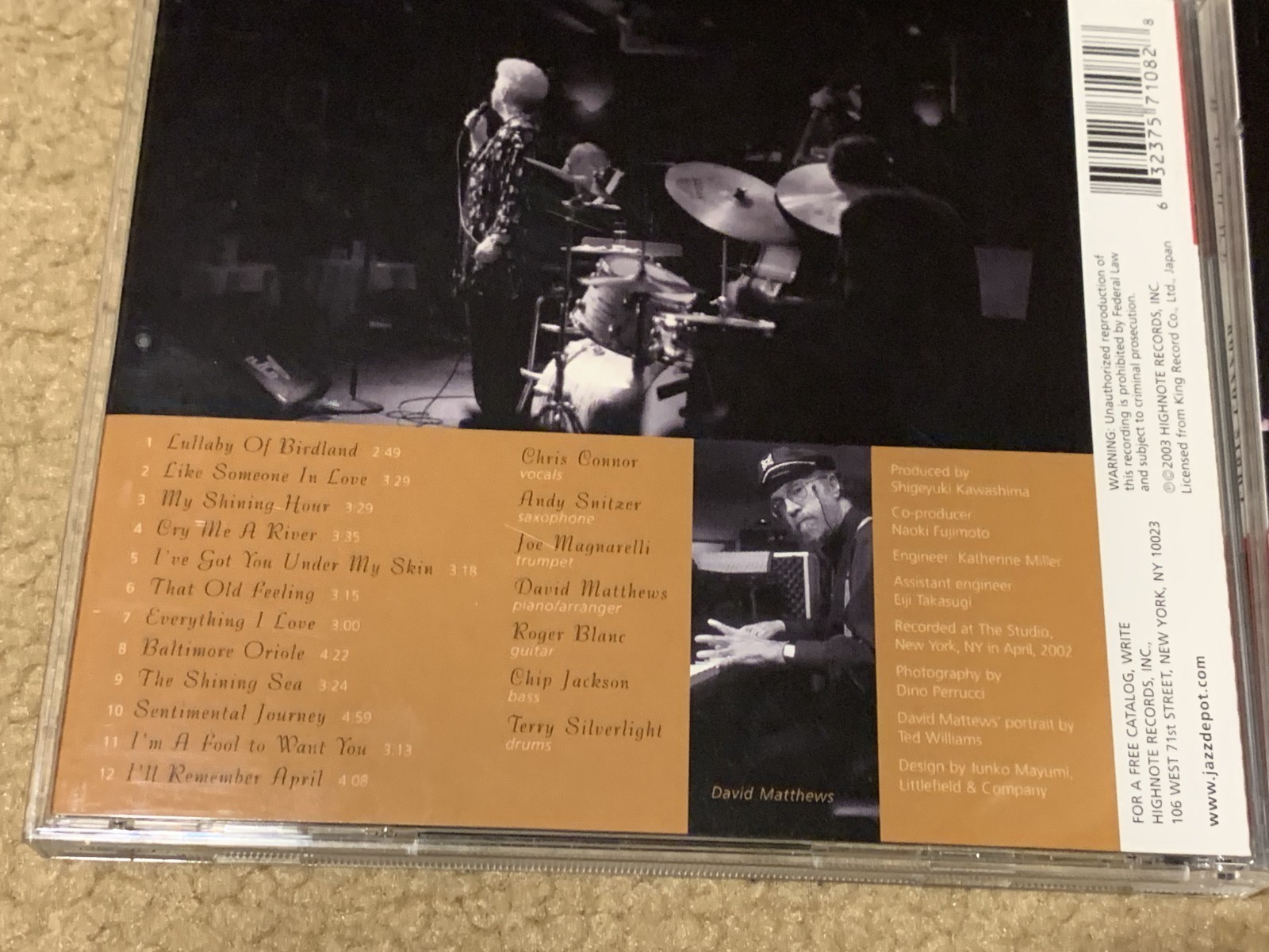 Chris Connor , Everything i love , I walk with music , NM , lot of 2 CD