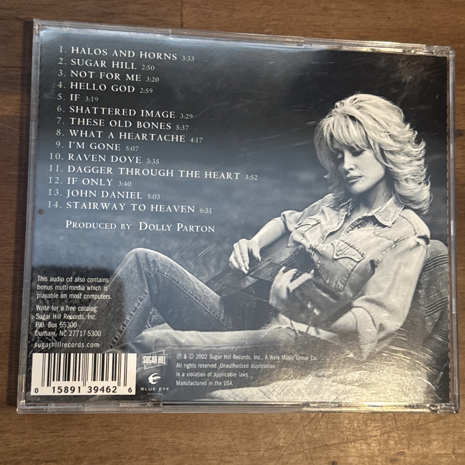 Dolly Parton - Treasures - CD - Rare Promo Copy + Halos & Horns - VG
