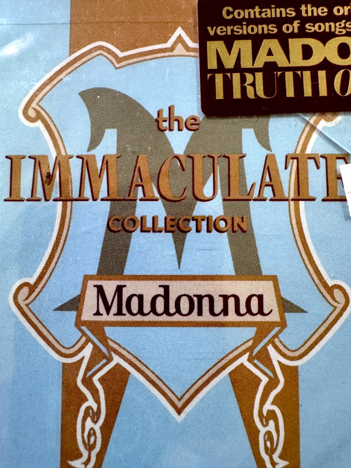 MADONNA IMMACULATE COLLECTION CD SEALED GREATEST HITS TRUTH OR DARE PROMO 1990