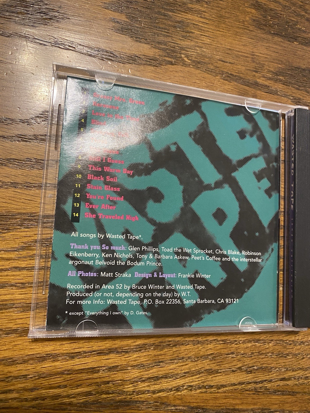 Wasted Tape Lando Calrissian 1994 CD Prog Progressive Experimental Rock Rare