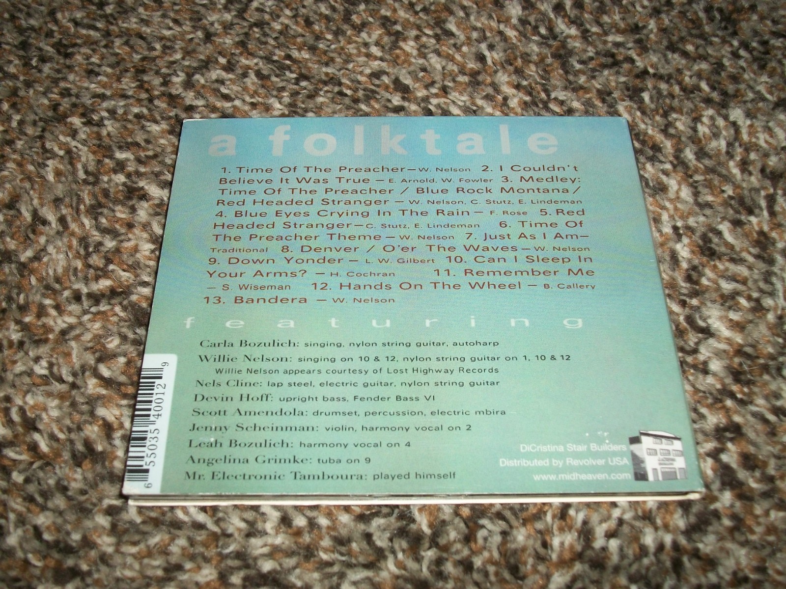 CARLA BOZULICH - RED HEADED STRANGER CD! GERALDINE FIBBERS! FREE FAST SHIPPING!