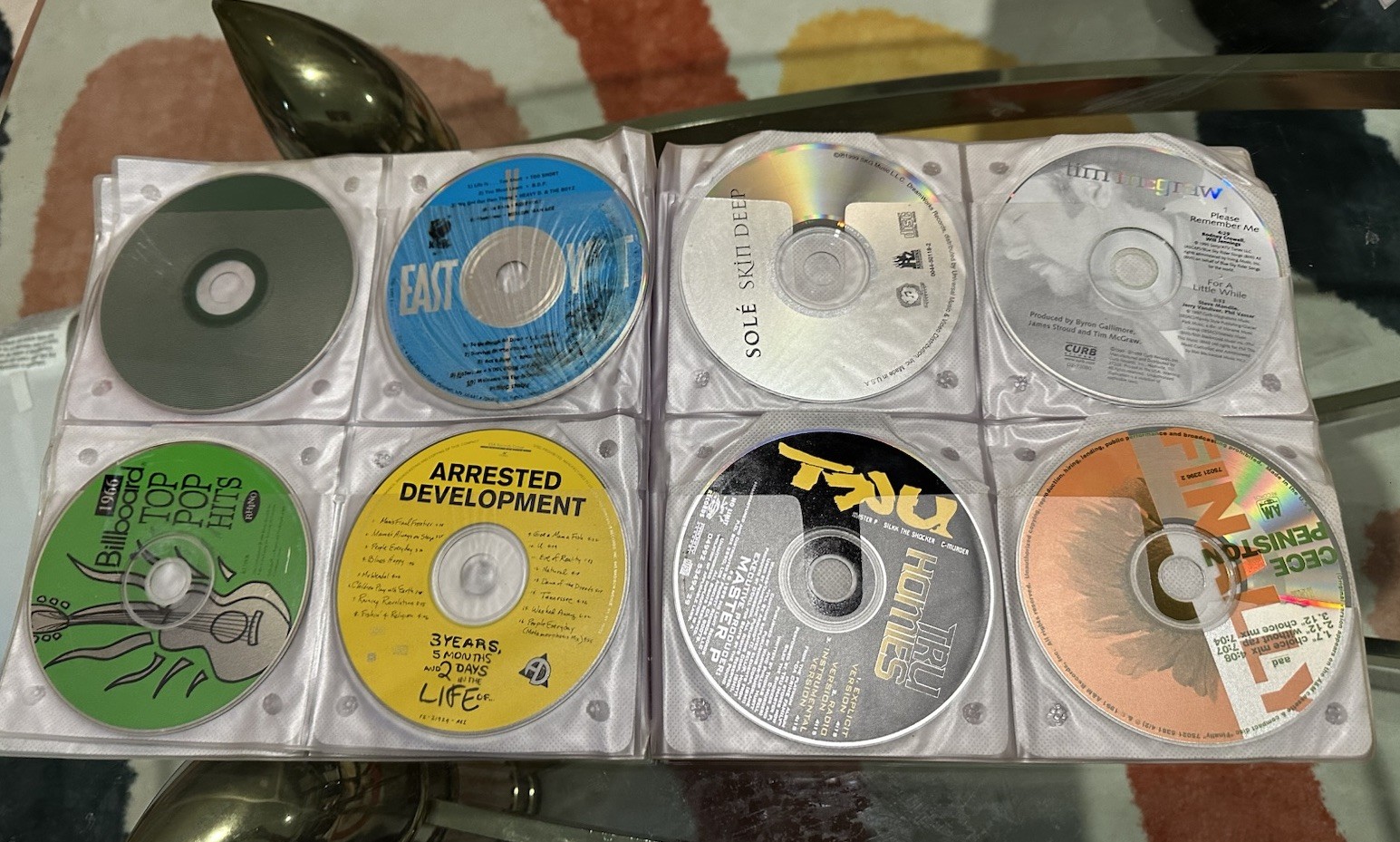 Mixed Genre Lot of 55+ Hip Hop, Rap, R&B, Rock Country, Pop CD’s Untested Loose