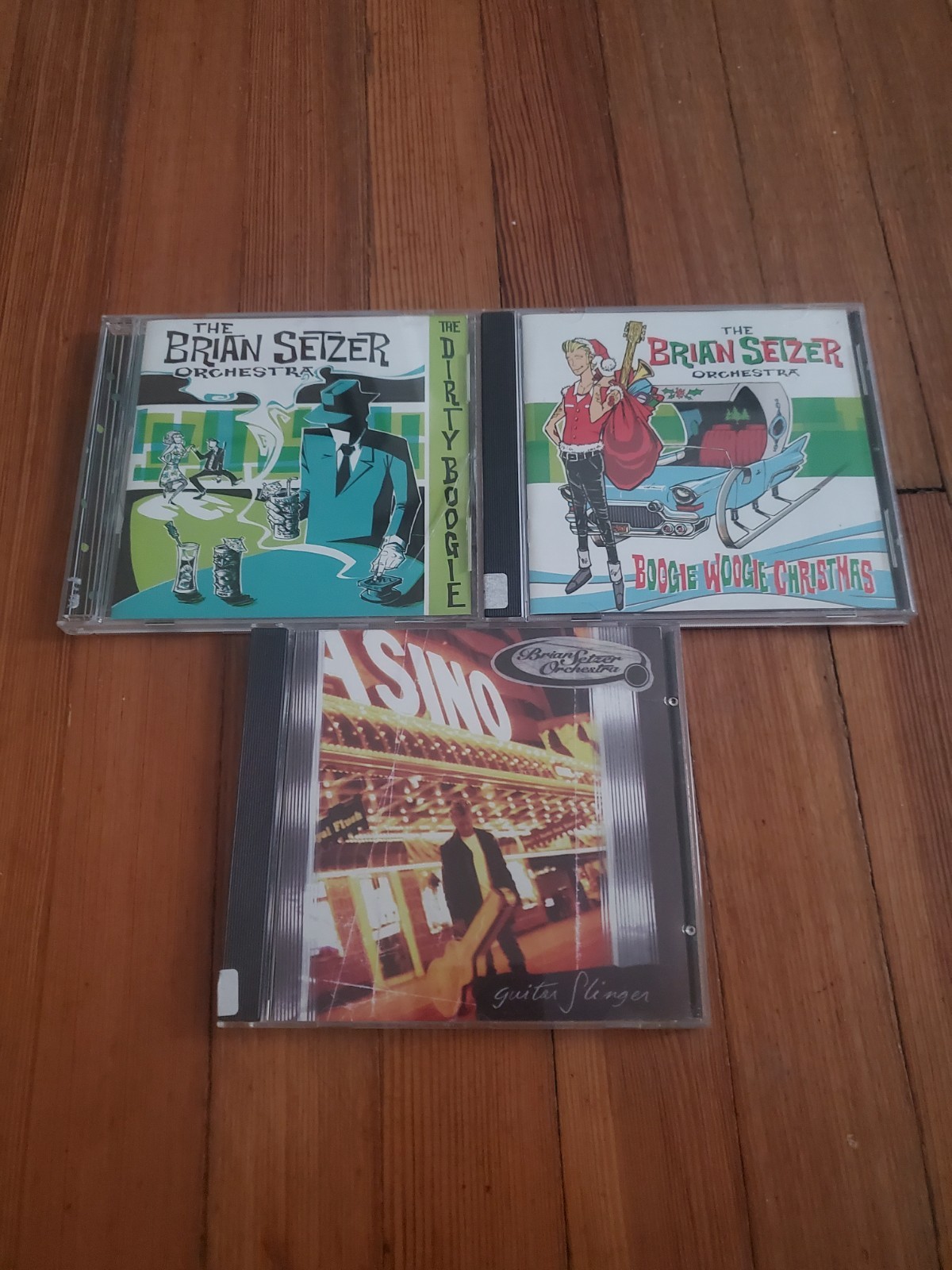 Brian Setzer Orchestra CD Lot (Guitar Slinger, Boogie Woogie Christmas, Etc)