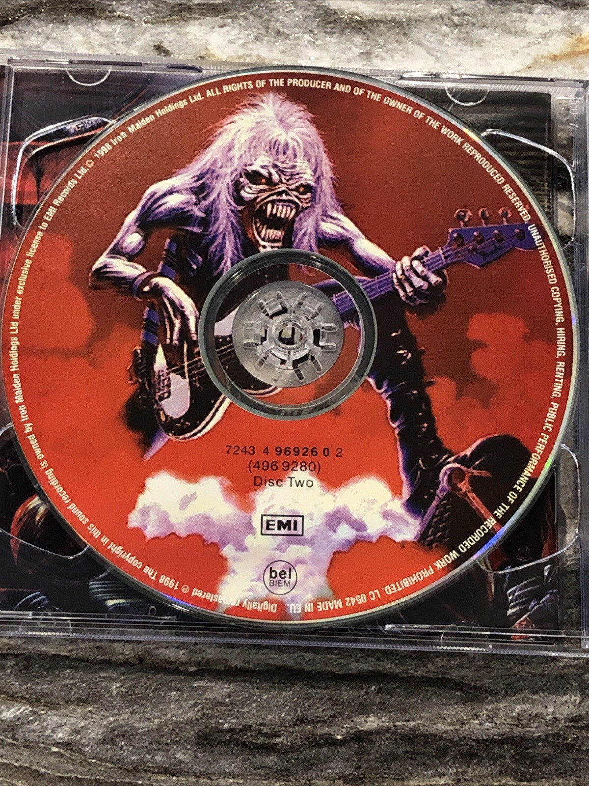 Iron Maiden A Real Live Dead One 1998 CD 2 Disc Set EMI UK EU Perfect Like New