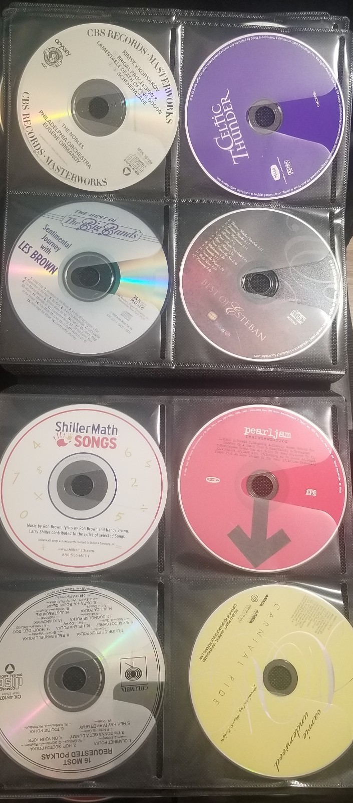 Heavy Thrash Speed Metal Hard Glam Rock Dubstep Rap Hip Hop 400 CD Binder Book