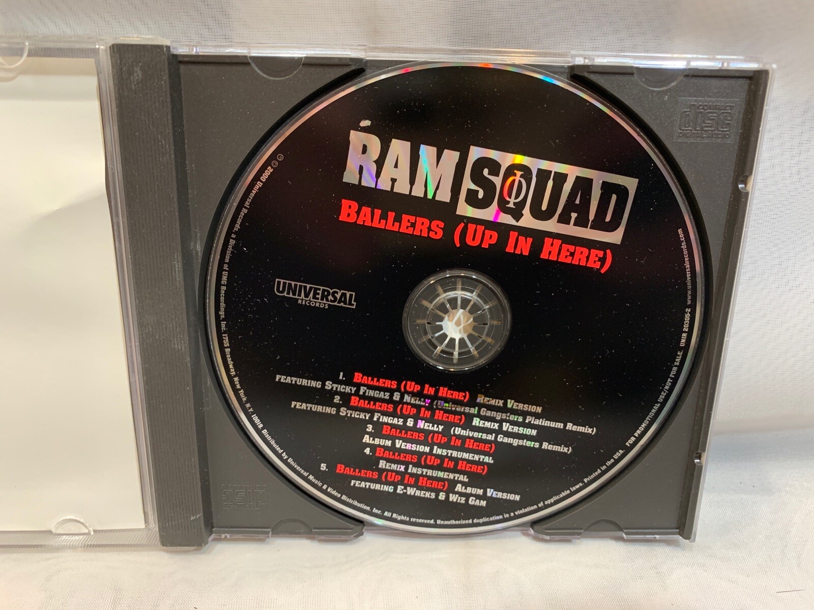 RAM SQUAD Ballers CD (PROMO Single)