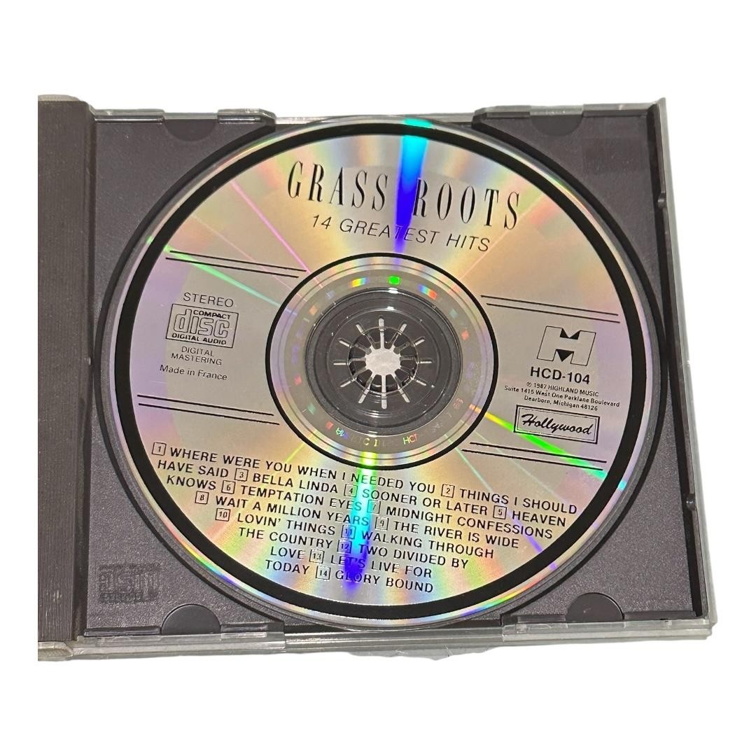 Grass Roots CD 15 Greatest Hits 1987 Album Rock Classic Rock Multicolor France