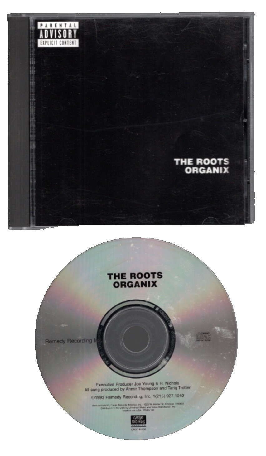 OOP The Roots Organix 1993 Remedy Recordings – CRGD 81100 723248110026